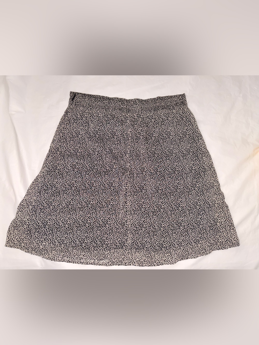 Sienna Sky Black Speckled Cream A-Line Skirt